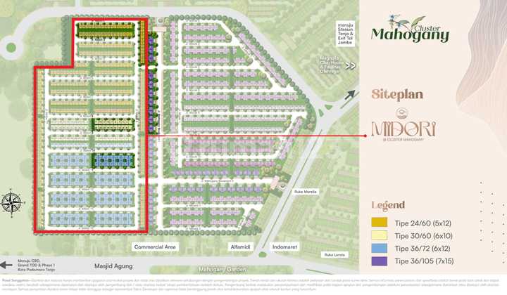 New Launching Cluster Midori At Mahogany Podomoro Tenjo 2