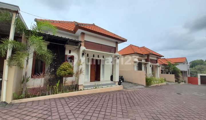 Minimalist House With Small Pool For Rent At Kutuh