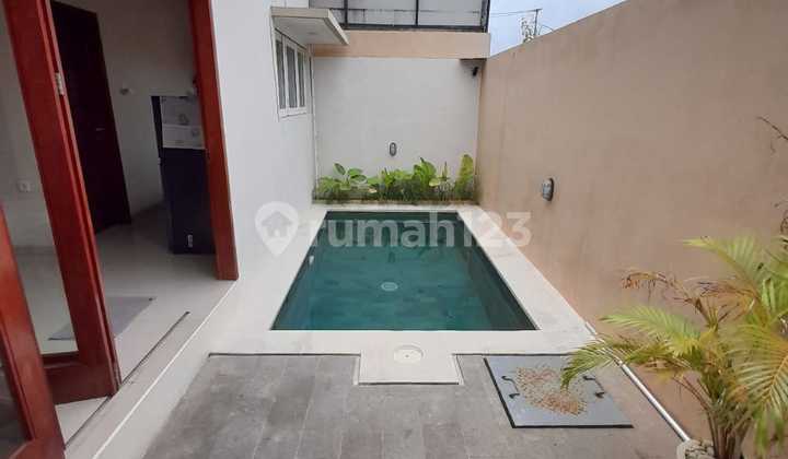 Minimalist House With Small Pool For Rent At Kutuh 2