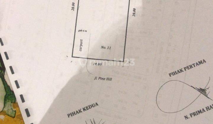 Tanah Strategis di The Araya Pine Hill Dekat Universitas Binus Tirtomoyo, Pakis, Malang 2