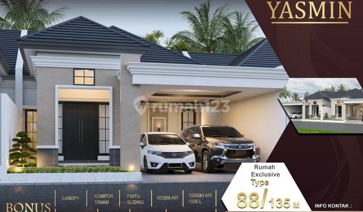 Rumah Minimalis Di Panam Konsep Modren SHM Rumah 1