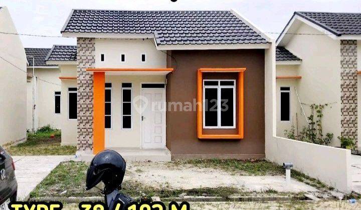 Rumah Siap Huni Type 38 Dp / Akad 15 Juta Jln. Karya Mandiri - Beringin Air Hitam ( Pku.)  1