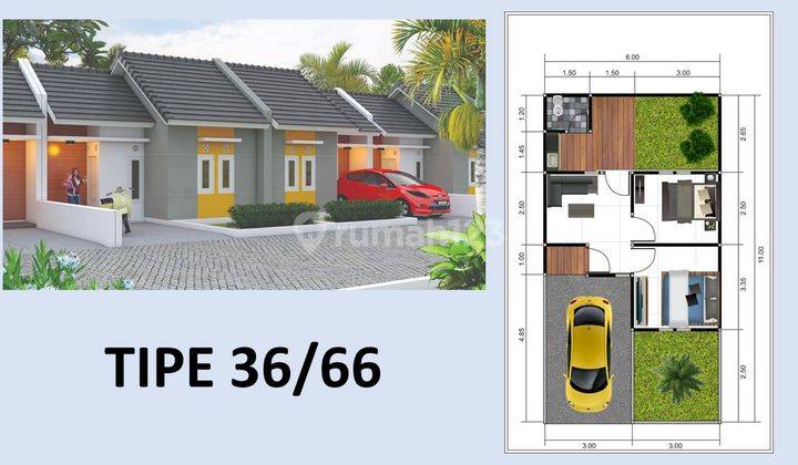 Rumah Tipe 36 Bisa Kpr Imogiri Timur 2