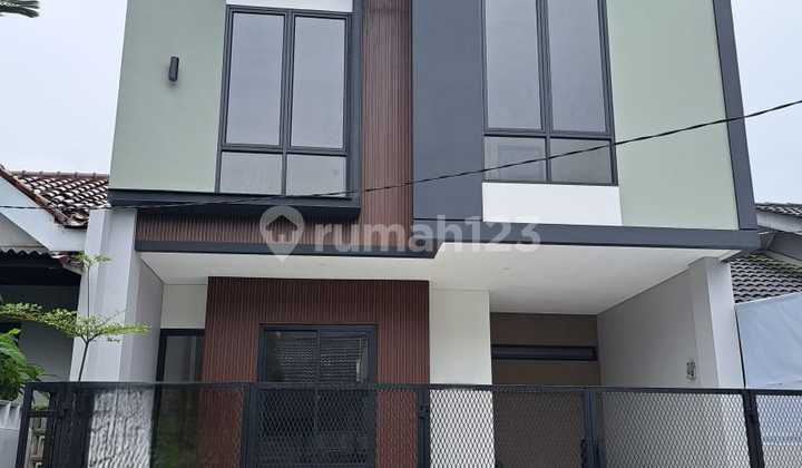 Rumah Baru Jadi di Nusa Loka Desain Modern Contemporer, Siap Huni, SHM