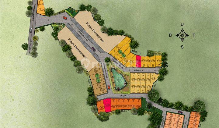 Tanah Komersial/Perumahan 1,2 hektar di Sentul 2