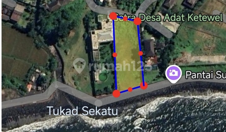 Tanah Langsung Pantai Beach Front Ketewel Sanur Bali