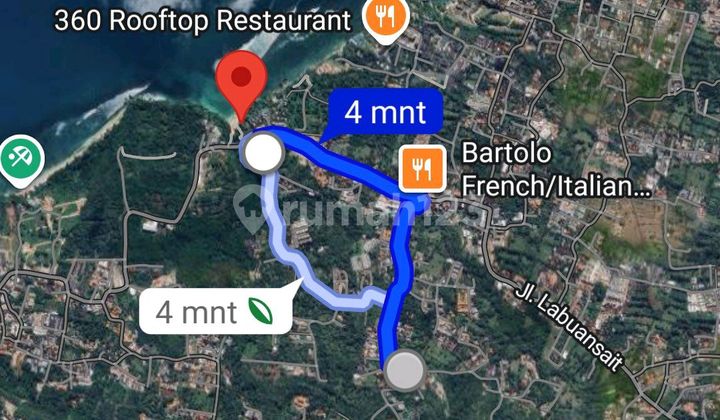 Tanah Murah Prime Komersial di Pantai Padang Padang Pecatu