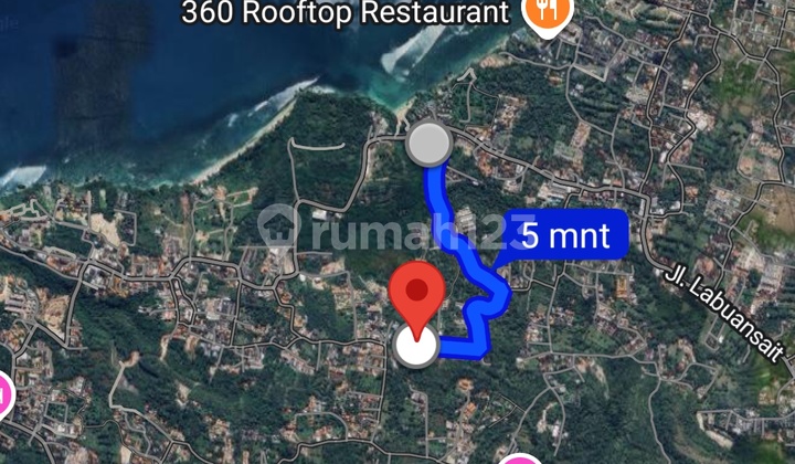 Tanah Langka Plot Kecil Deket Pantai Padang Padang Pecatu 