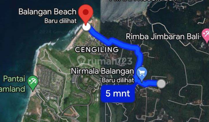 Tanah Plot Kecil Cocok Untuk Villa Di Balangan Jimbaran Badung  2