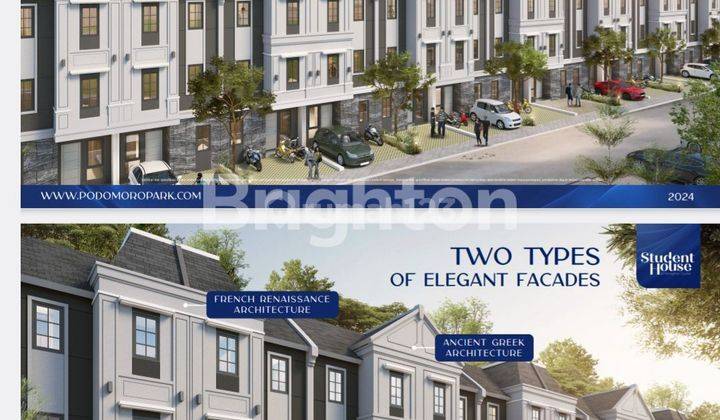 JUAL Student  House Podomoro Park,  Buahbatu, BANDUNG 