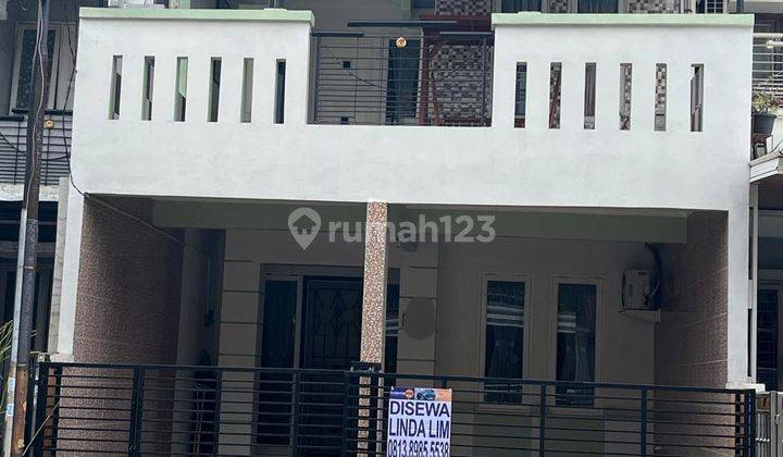 Sewa Rumah Cantik 2Lt, Siap Huni, Cluster Taman Puspa Harapan Indah 1