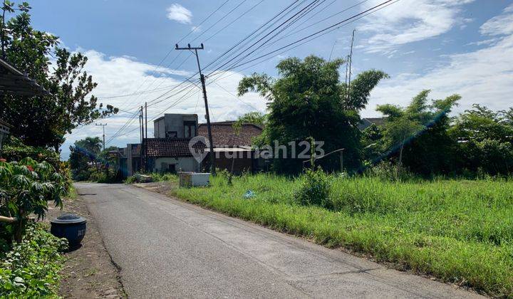 Tanah 105 m2 SHM Nol Jalan Raya, Dekat Samsat Kebonsari Kota Malang  1