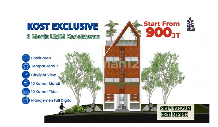 Rumah Kost 2 Menit UIN Kedokteran Malang 1