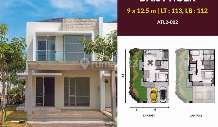 Jual Segera ! Rumah Cluster Atlanta di Pantai Indah Kapuk 2 Jakarta Utara, Siap Huni 2