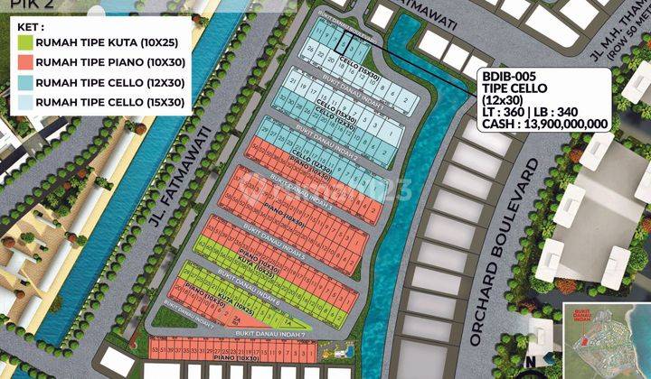 JUAL CEPAT ! Rumah di Pantai Indah Kapuk PIK-2 Cluster Bukit Danau Indah, Utara, SIAP HUNI 2