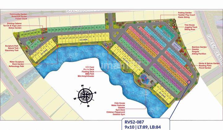 JUAL CEPAT ! RUMAH di Pantai Indah Kapuk 2 Cluster RIVERSIDE, Hadap Timur Hoek, Siap Huni 2