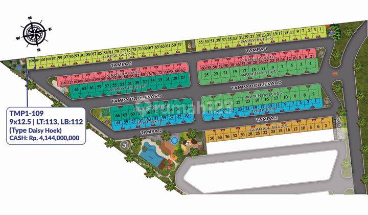 JUAL CEPAT ! RUMAH di Pantai Indah Kapuk 2 Cluster Tampa, 4 Kamar, Hoek, Siap Huni 2