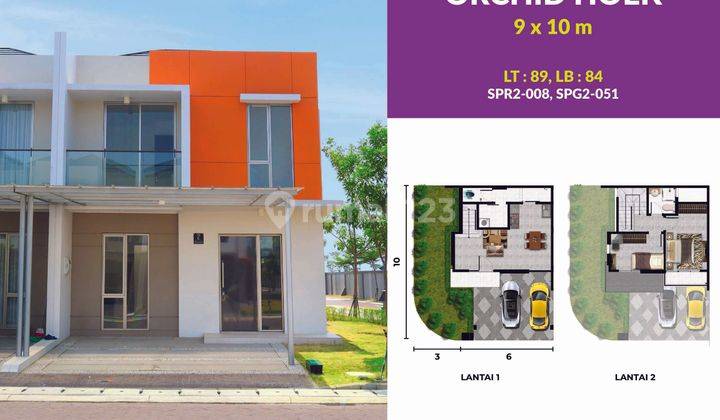 Jual Cepat ! Rumah Cluster Springville di Pantai Indah Kapuk PIK2, Hadap Utara Hoek, Siap Huni 2