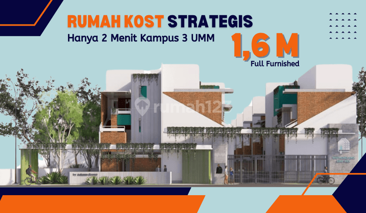Rumah Kost Strategis Hanya 2 Menit Kampus 3 UMM 