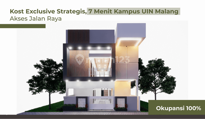 Kost Exclusive Lokasi Strategis 7 Menit Kampus UIN Malang 1