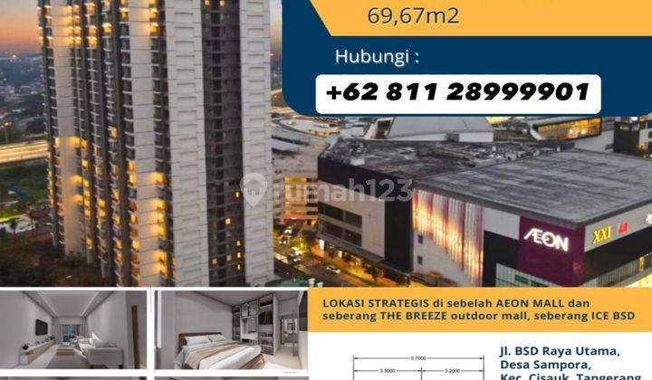 Apartemen 3 Kamar Tidur Sky House Bsd 1