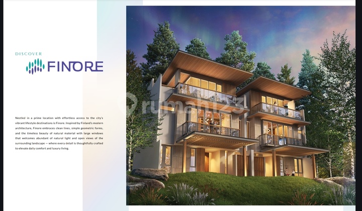 Rumah Premium di Pusat Kota Gading Serpong Finore Summarecon Serpong