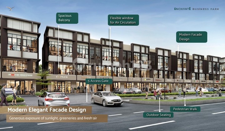 New 3-Story Shophouse in Strategic Area, Ready to Use New 3-Story Shophouse in Strategic Area, Ready to Use