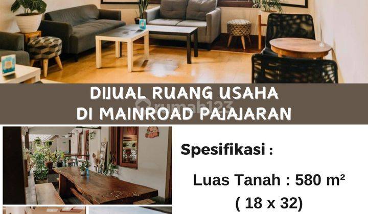 Rumah Ruang-Usaha di Pajajaran SHM - Sertifikat Hak Milik 1