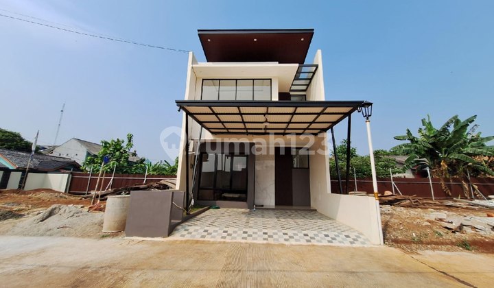 Rumah Exlusive Kokoh Design Modern 5 Menit Ke Pintu Tol Jatiwarna