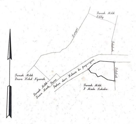  Dijual Tanah Pinggir Jalan – Lokasi Strategis Di Keliki, Ubud 