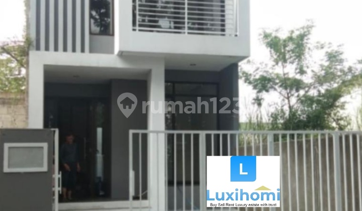 Dijual Rumah Bangunan Baru 2 Lantai Luas 128m2 Di Jl Kerto Menanggal Sebrang Mall City Of Tomorow (cito) Surabaya