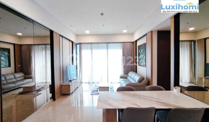 Dijual Best Deal!! Apartemen Anandamaya Residence 2Bedroom Sz 133M2 High Floor, Dekat Stasium MRT & Mall 1