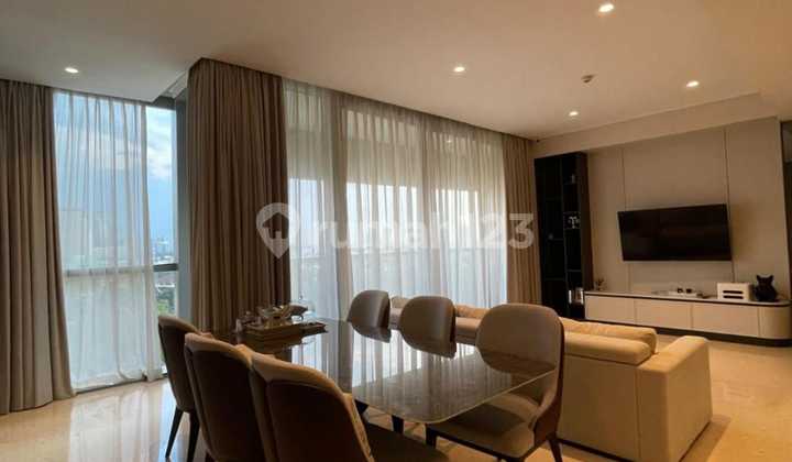 Dijual Apartemen Casa Domaine 3BR +1 Type C Sz 168m2 Furnish, Balcony, Middle Floor, City View  2