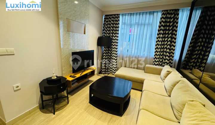 For Rent: Kuningan Place Apartment 1BR Large 65m2 Furnished Low Floor, Park View