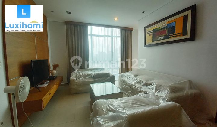 Dijual Apartemen Sahid Sudirman Residence 3BR Sz 103m2 Furnish, High Floor, Jakarta Pusat, Ready to Movein