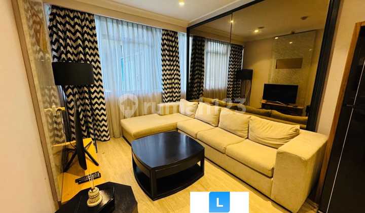 For Rent: Kuningan Place Apartment 1BR Large 65m2 Furnished Low Floor, Park View