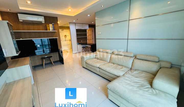 Dijual Apartemen Roxy Mas 2Bed+1 Luas 76m2 Full Furnish High Floor, ada lapangan Tenis, Jakarta Pusat