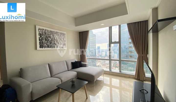 For Rent: MyHome Ciputra World 1 Apartment, South Jakarta, Semi Gross Area 164.24m2, 2+1 Bedroom Type High Floor, Furnished 1