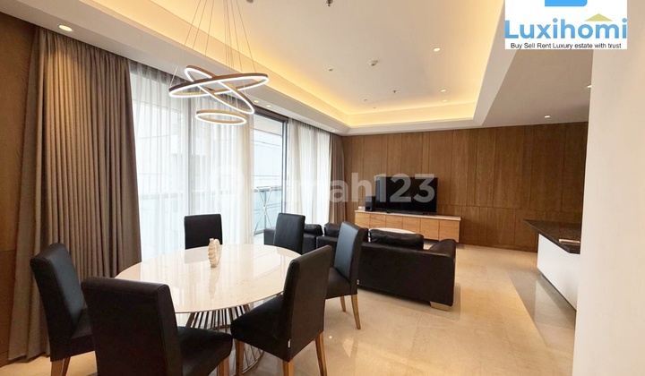 Dijual Apartemen Anandamaya Residence 3Bed+1 Full Furnished View Shangri-La, Deket Stasiun MRT & Bundaran Hi 1