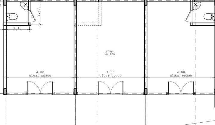 3 Units Shop In Canggu Unfurnished Shm 2