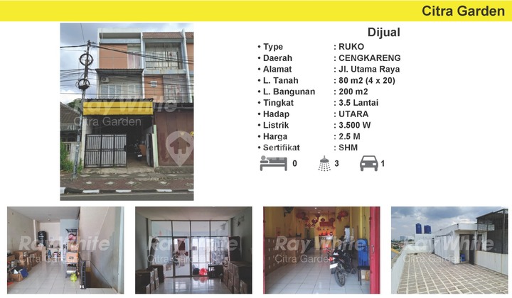 Jual Ruko Terenovasi 200 m2 SHM Cengkareng, Jak-Bar 0010-AGSJOH Jual Ruko Terenovasi 200 m2 SHM Cengkareng, Jak-Bar 0010-AGSJOH