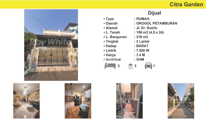 Jual Rumah Exclusiv Mewah Murah 2 LT SHM Dekat Akses Tol 0030-Hey