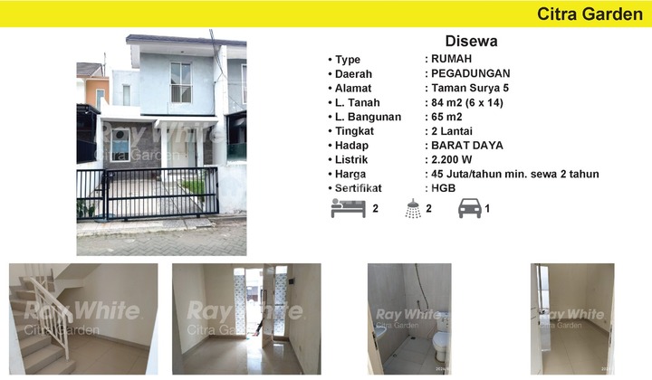 For Rent Nice House HGB Pegadungan, West Jakarta 0005-PAU 1