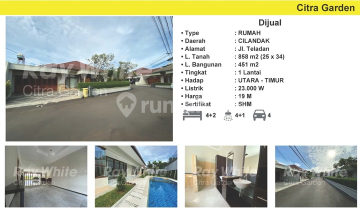 Jual Rumah Lux SHM Teladan Cipete Cilandak Jaksel 0028Heypau