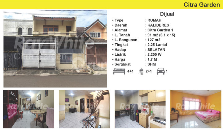 Dijual Rumah MURAH SHM Citra Garden 1 Jakarta Barat 0009-DEI