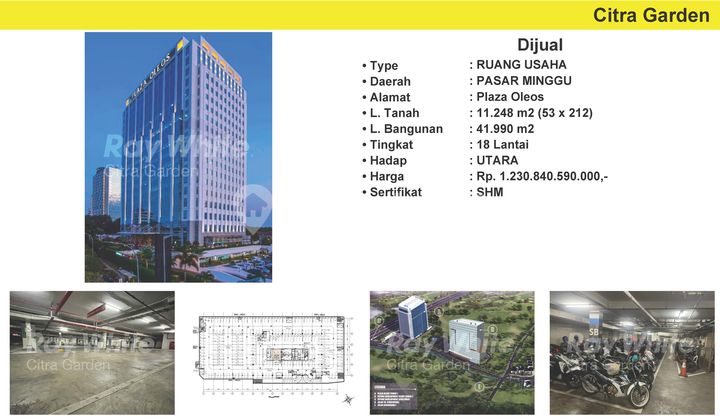 Dijual Ruang Usaha Plaza Oleos Pasar Minggu 0022.Heypau Dijual Ruang Usaha Plaza Oleos Pasar Minggu 0022.Heypau