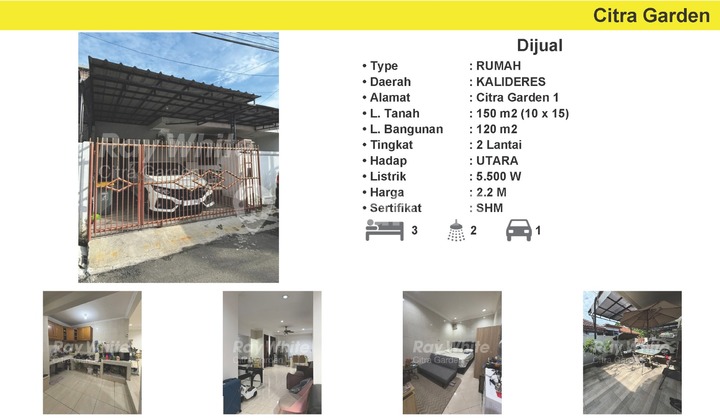 Nice House SHM Citra Garden, West Jakarta Semi Furnished 0057-CRS Nice House SHM Citra Garden, West Jakarta Semi Furnished 0057-CRS