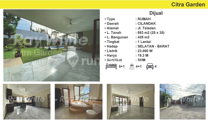 Jual Rumah Lux SHM Teladan Cipete Cilandak Jaksel 0029-Heypau