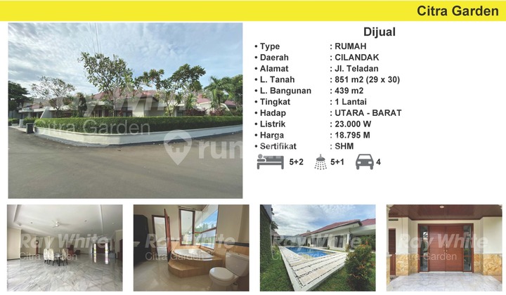 Jual Rumah Lux SHM Jl. Teladan Cipete Cilandak Jaksel 0027-Heypau