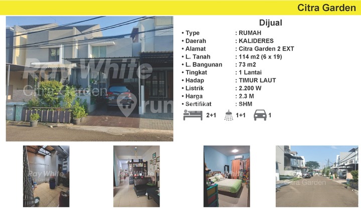 Jual Rumah Citra Garden 2 Ext SHM Kalideres, JakBar 0017-JOH